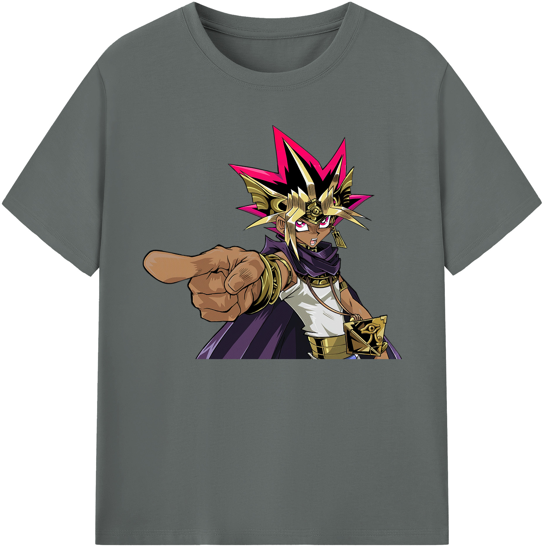 （画像用） 遊☆戯☆王 Yu-Gi-Oh! 綿100％ メンズ半袖Tシャツ｜肌触りやわらか＆通気性
